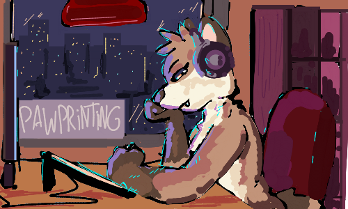 Pawprint by foxvomit