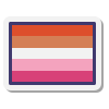 lesbian flag