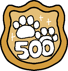 500 Pawprints