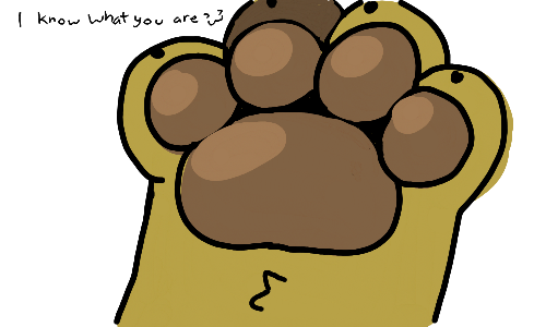 Pawprint by drowsypuppy